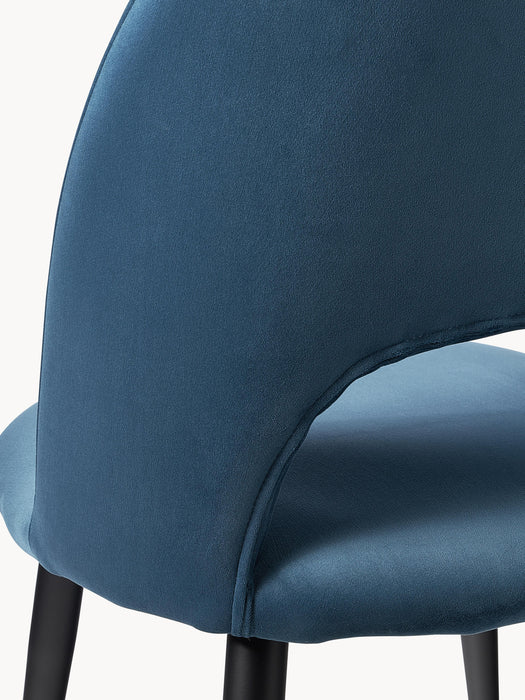 Upholstered Velvet Chair Rachel