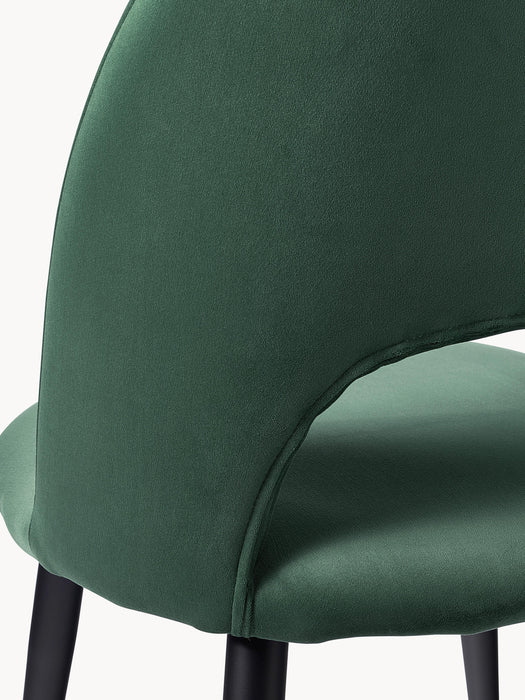 Upholstered Velvet Chair Rachel