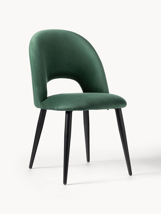 Upholstered Velvet Chair Rachel