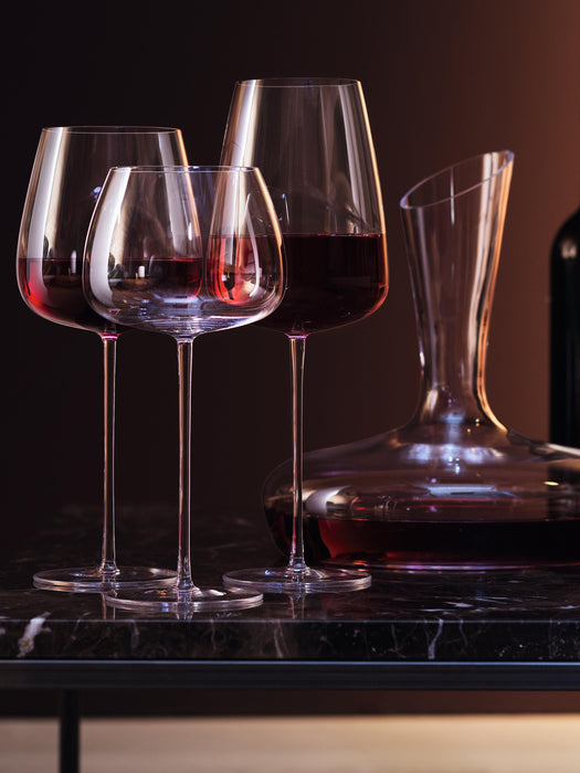 Mouth-Blown Red Wine Glasses Wine Culture Set of 2