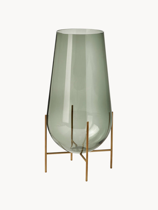 Mouth-Blown Vase chasse H 44 cm