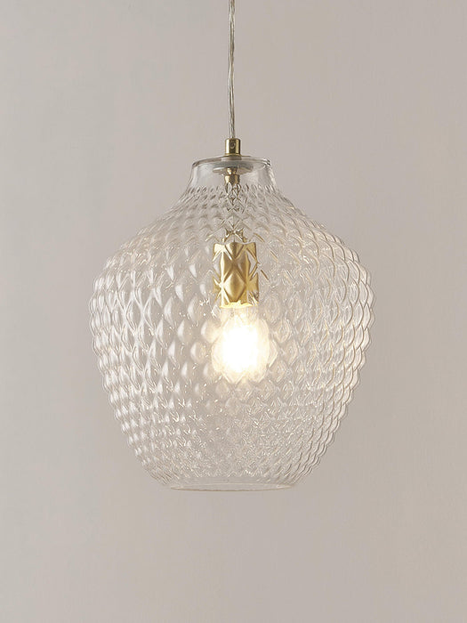 Lee Small Glass Pendant Light