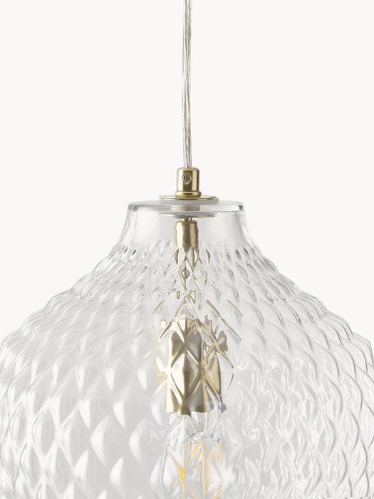Lee Small Glass Pendant Light