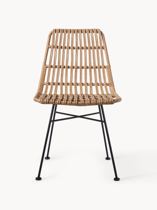 Costa Polyrattan Dining Chairs, Set of 2