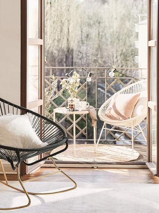 Plastic Wickerwork Lounge Chair Bahia