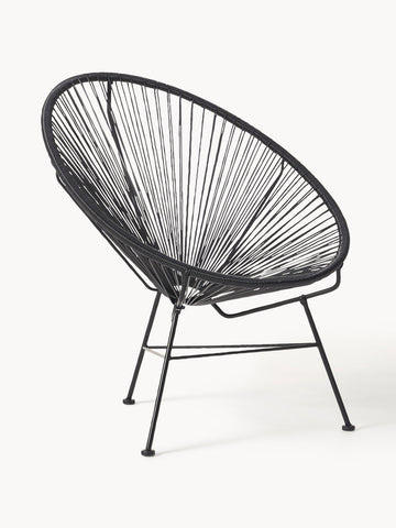Bahia Plastic Wickerwork Lounge Chair