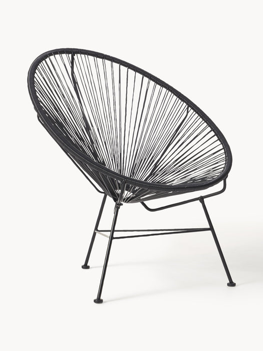 Plastic Wickerwork Lounge Chair Bahia