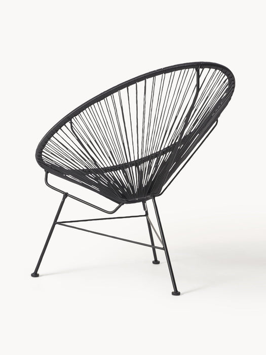 Bahia Plastic Wickerwork Lounge Chair