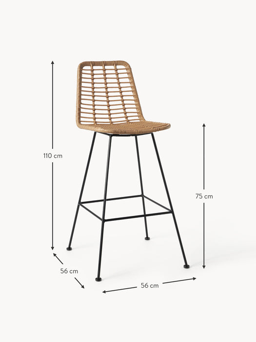 Polyrattan Bar Chair Costa