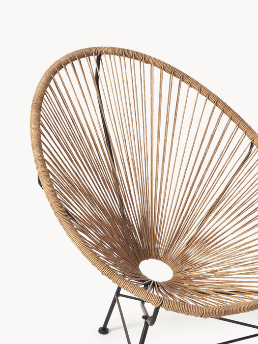 Plastic Wickerwork Lounge Chair Bahia