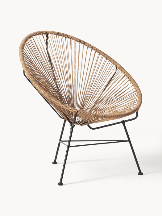 Bahia Plastic Wickerwork Lounge Chair