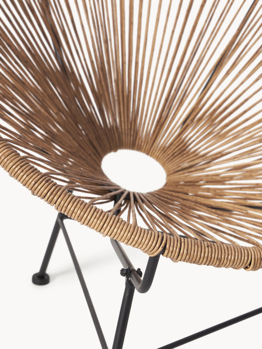 Plastic Wickerwork Lounge Chair Bahia