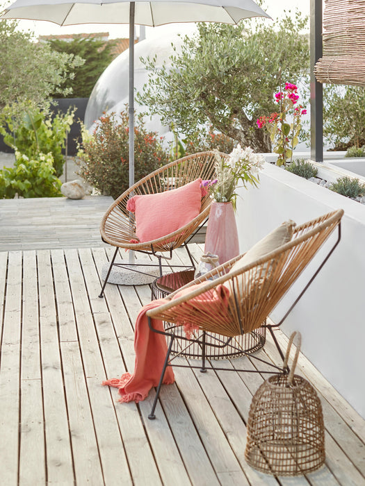Plastic Wickerwork Lounge Chair Bahia