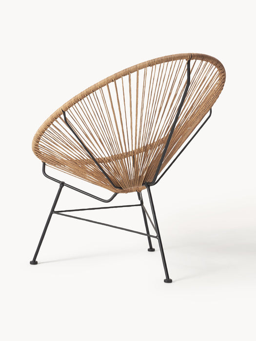 Plastic Wickerwork Lounge Chair Bahia