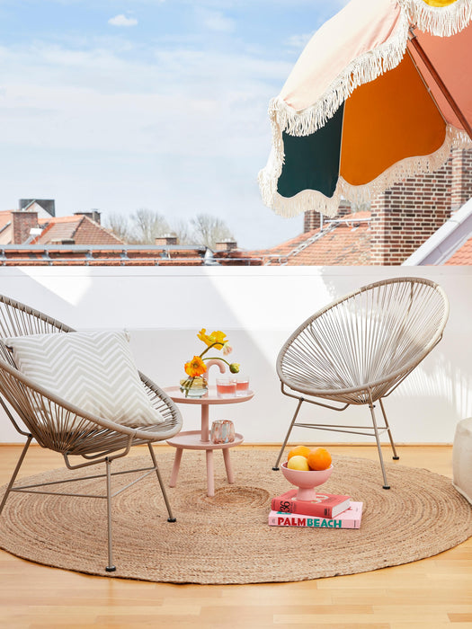 Plastic Wickerwork Lounge Chair Bahia