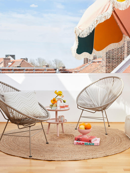 Bahia Plastic Wickerwork Lounge Chair