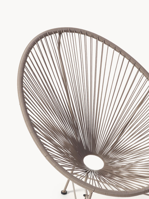 Plastic Wickerwork Lounge Chair Bahia