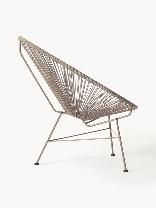Plastic Wickerwork Lounge Chair Bahia