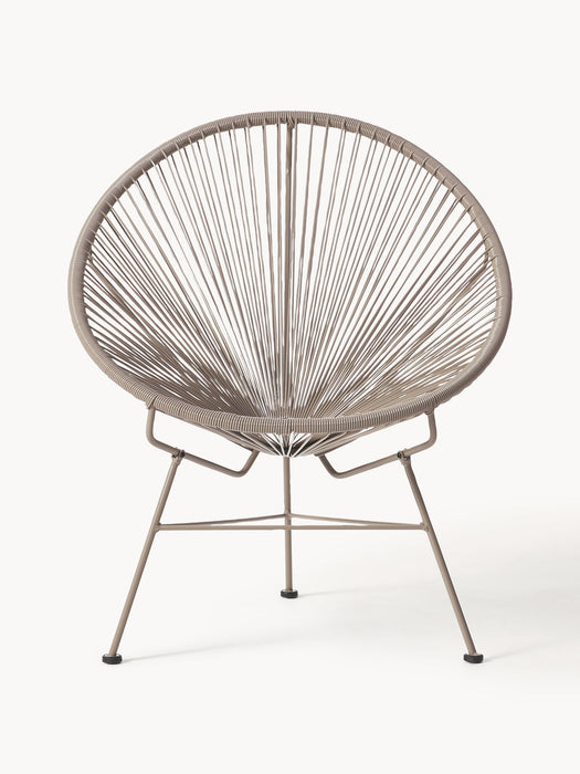 Bahia Plastic Wickerwork Lounge Chair