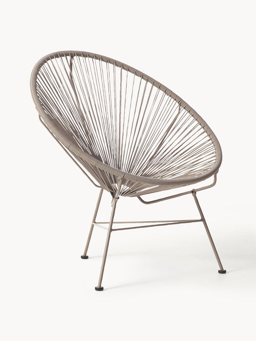 Bahia Plastic Wickerwork Lounge Chair