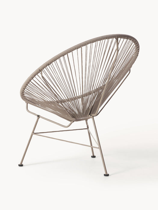 Bahia Plastic Wickerwork Lounge Chair