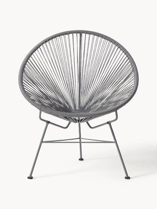 Plastic Wickerwork Lounge Chair Bahia