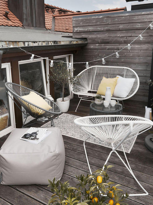 Plastic Wickerwork Lounge Chair Bahia