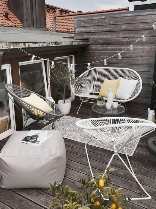 Bahia Plastic Wickerwork Lounge Chair