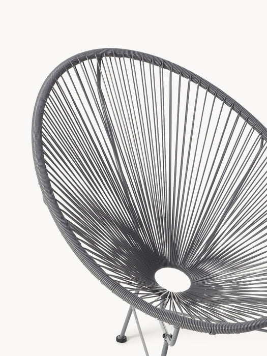 Plastic Wickerwork Lounge Chair Bahia