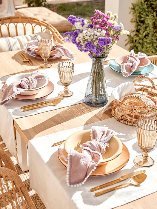 Hand-Painted Tableware Set Baita 6 People Set of 18