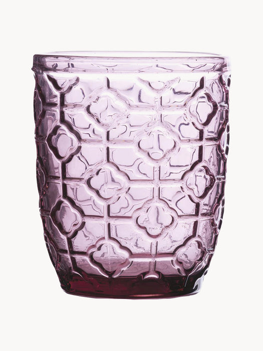 Tumblers Geometry with Textured Pattern Set of 6