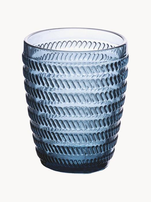 Tumblers Geometry with Textured Pattern Set of 6