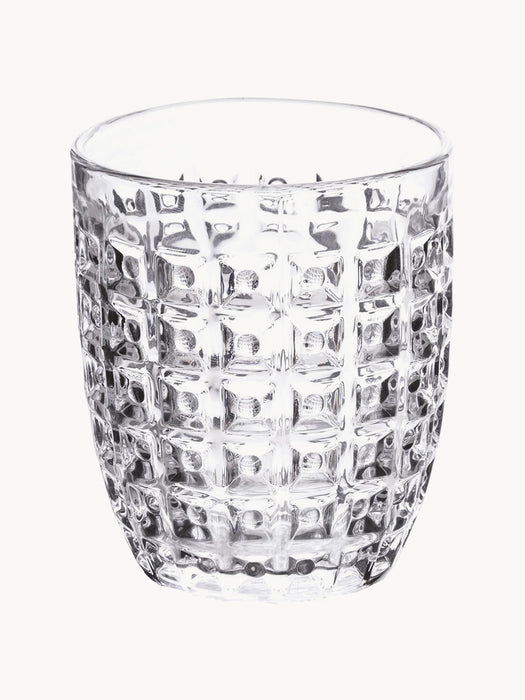 Tumblers Geometry with Textured Pattern Set of 6
