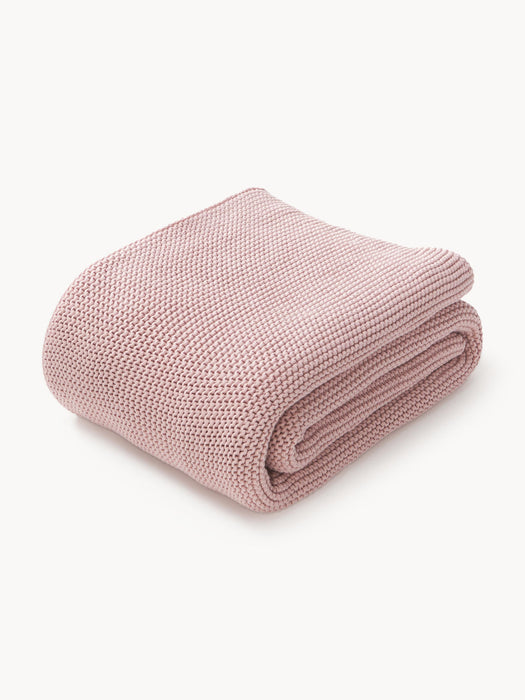 Adalyn Organic Cotton Knitted Blanket
