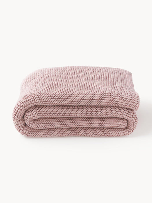 Adalyn Organic Cotton Knitted Blanket