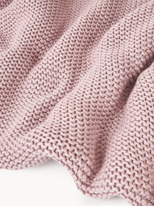 Adalyn Organic Cotton Knitted Blanket