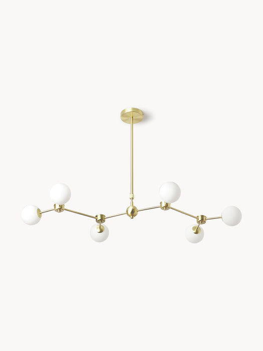 Large Opal Glass Pendant Light Aurelia