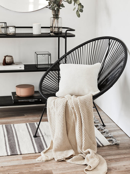 Adalyn Organic Cotton Knitted Cushion Cover