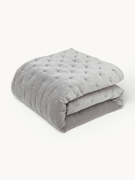 Quilted Velvet Bedspread Cheryl