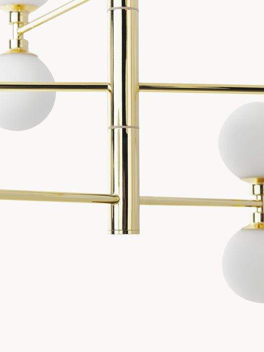 Large Pendant Light Grover with Opal Glass Balls