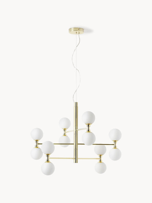 Large Pendant Light Grover with Opal Glass Balls