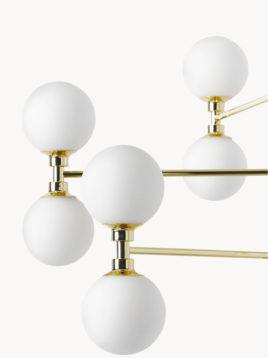 Large Pendant Light Grover with Opal Glass Balls