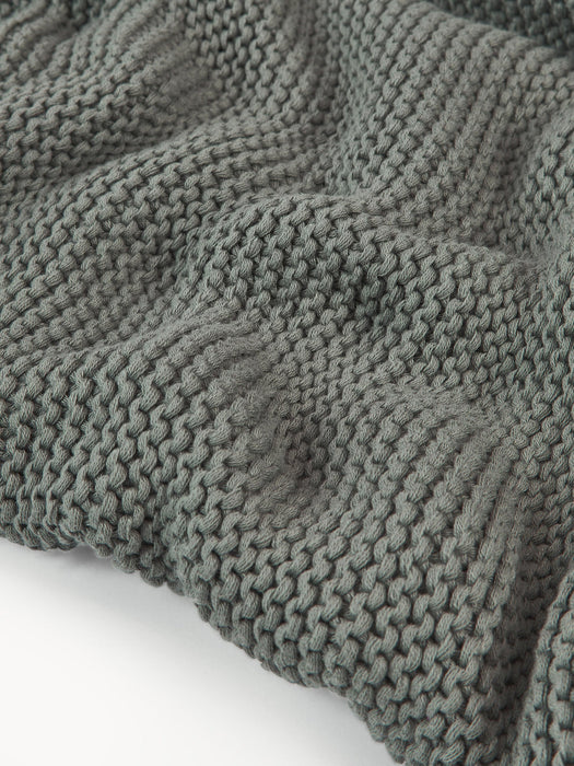 Adalyn Organic Cotton Knitted Blanket