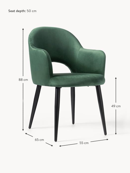 Velvet Armchair Rachel