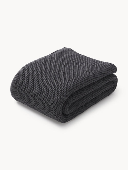 Adalyn Organic Cotton Knitted Blanket