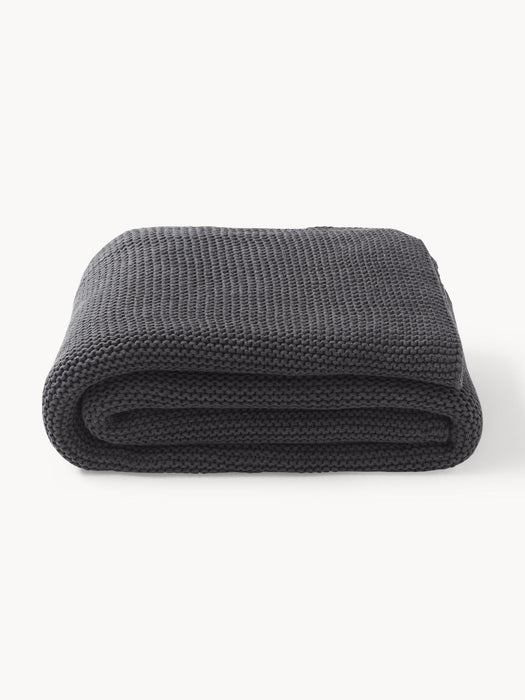 Adalyn Organic Cotton Knitted Blanket