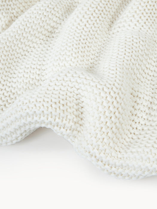 Adalyn Organic Cotton Knitted Blanket