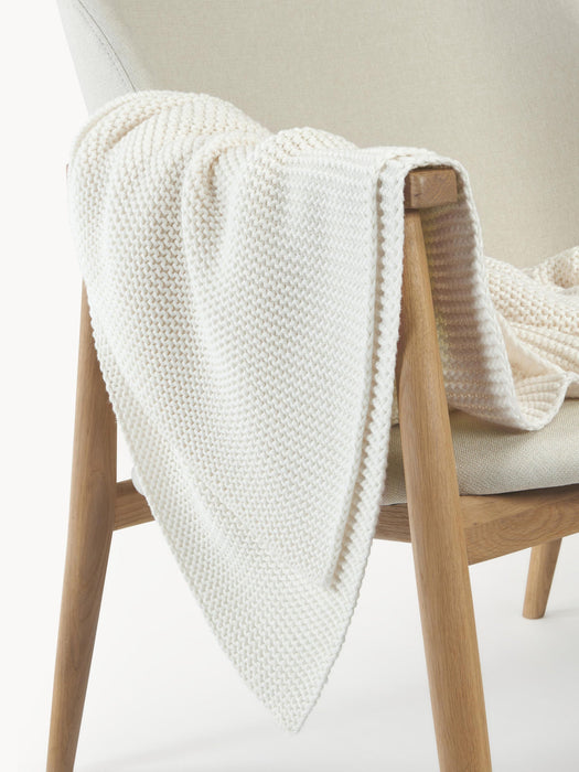 Adalyn Organic Cotton Knitted Blanket