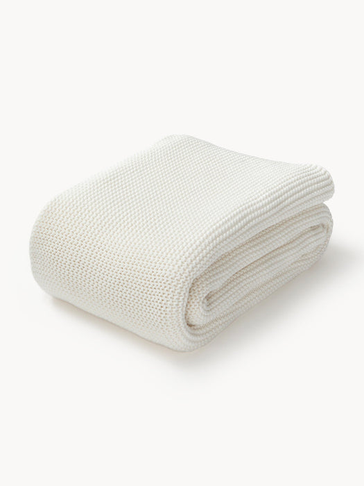 Adalyn Organic Cotton Knitted Blanket