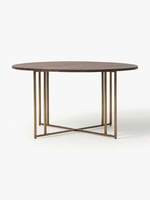 Luca Round Mango Wood Dining Table, in various sizes